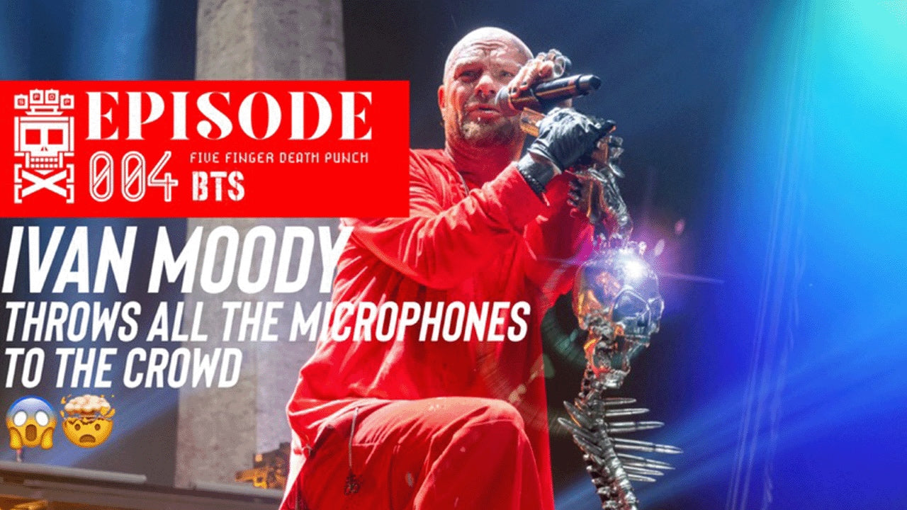 Ivan throws all the microphones 🎤 to the crowd Episode 4 Five Finger Death Punch