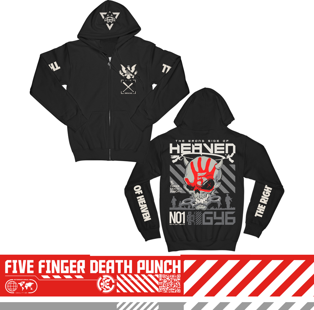 Wrong Side of Heaven Anniversary Black Zip Hoodie Five Finger