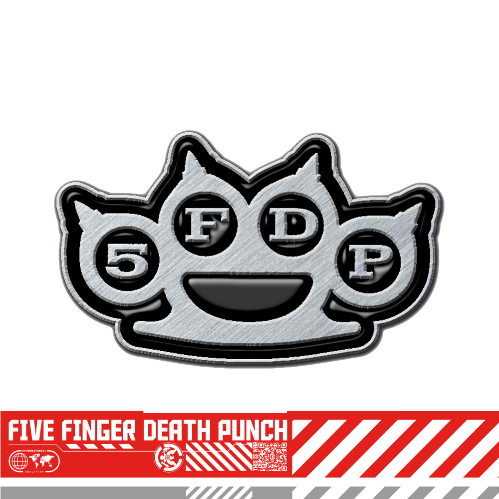 Knuckles Metal Pin Badge – Five Finger Death Punch