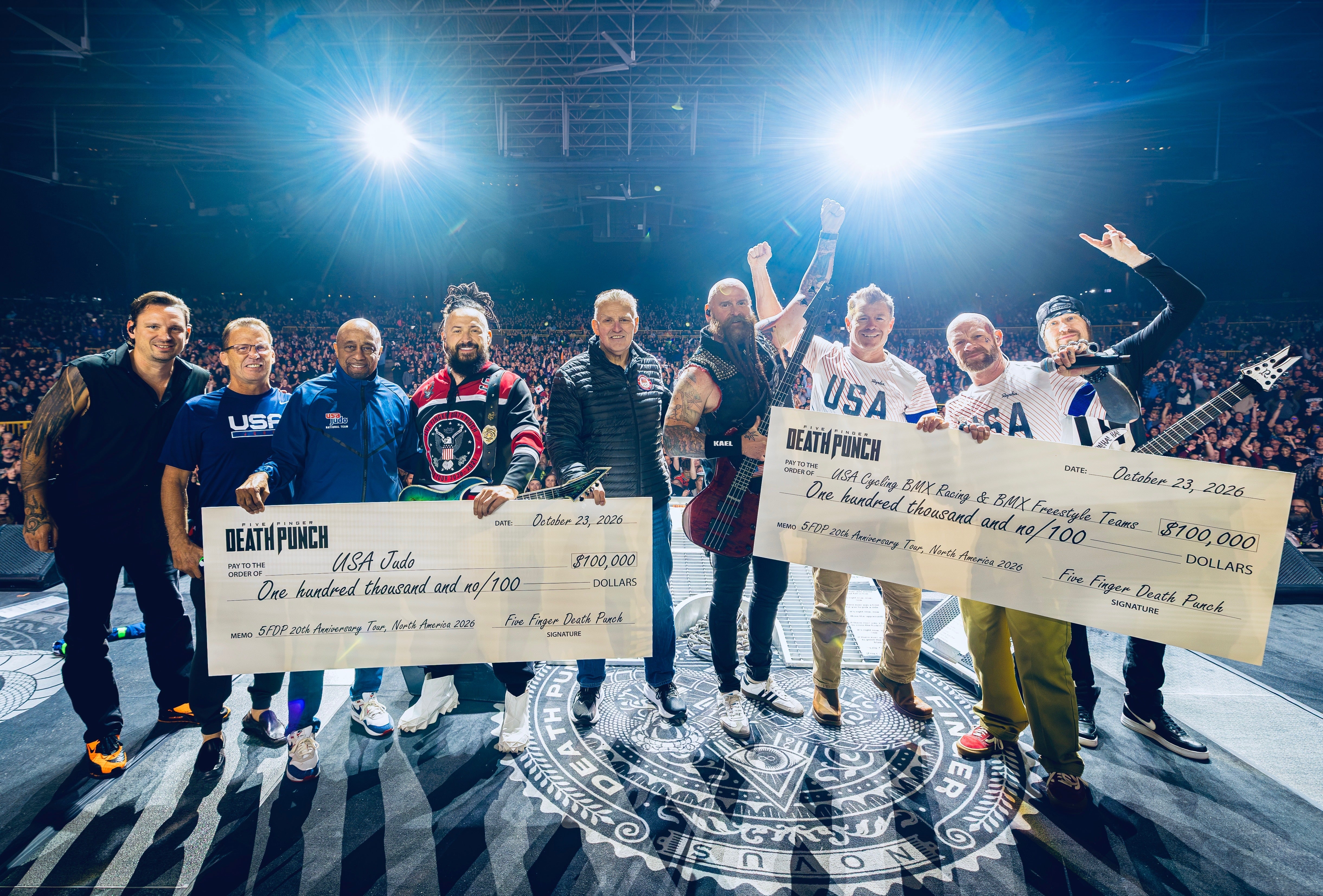 FIVE FINGER DEATH PUNCH CONCLUDE NORTH AMERICAN LEG OF MASSIVE 20TH AN ...
