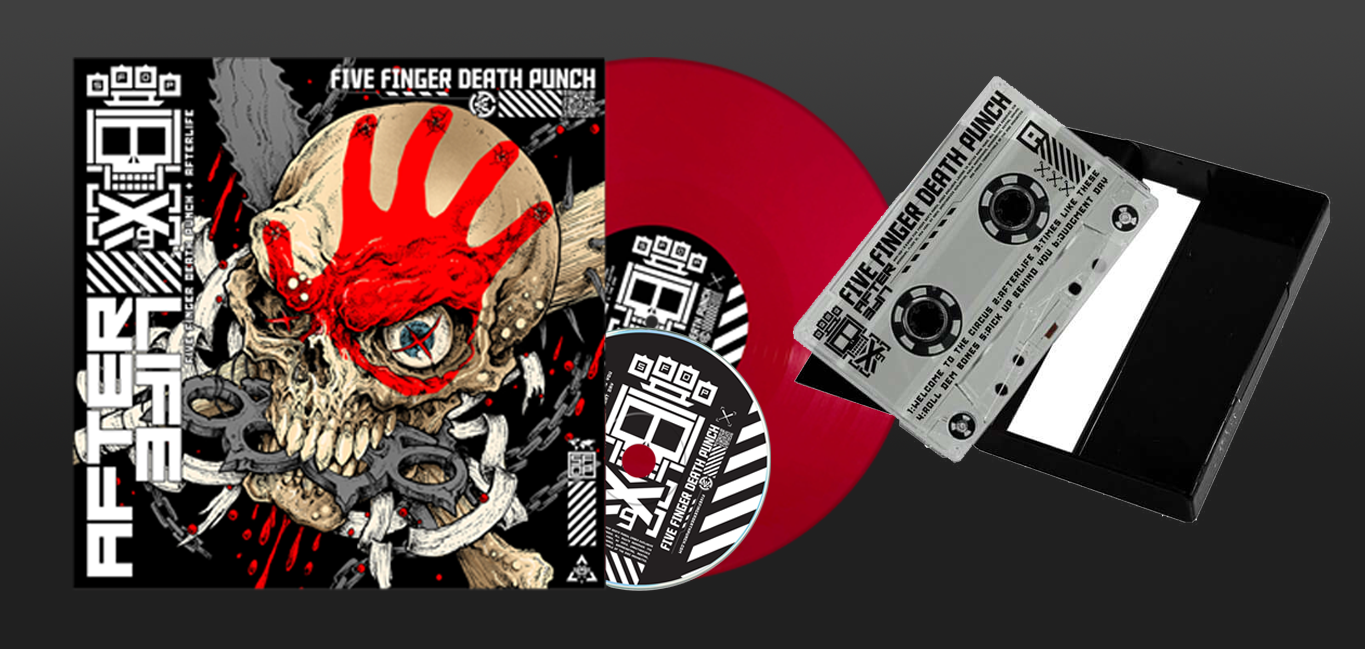 Sottobicchiere Ufficiale Five Finger Death Punch 'F*ck Pop' – Tappo In Sughero, 9,5x9,5 Cm