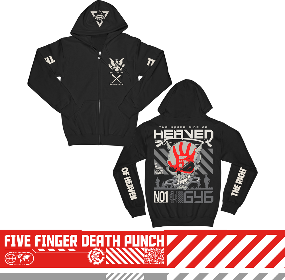 Wrong Side of Heaven Anniversary Black Zip Hoodie