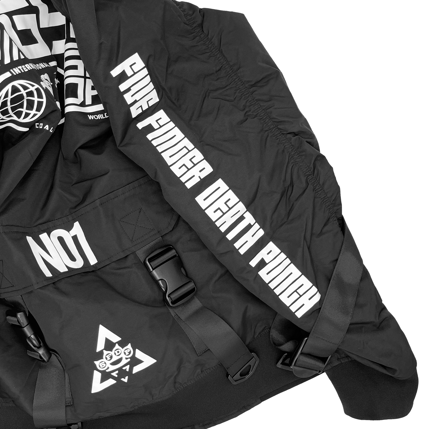 Jacket Punch GY6 Tech Bomber Jacket - Black – Five Finger Death Punch