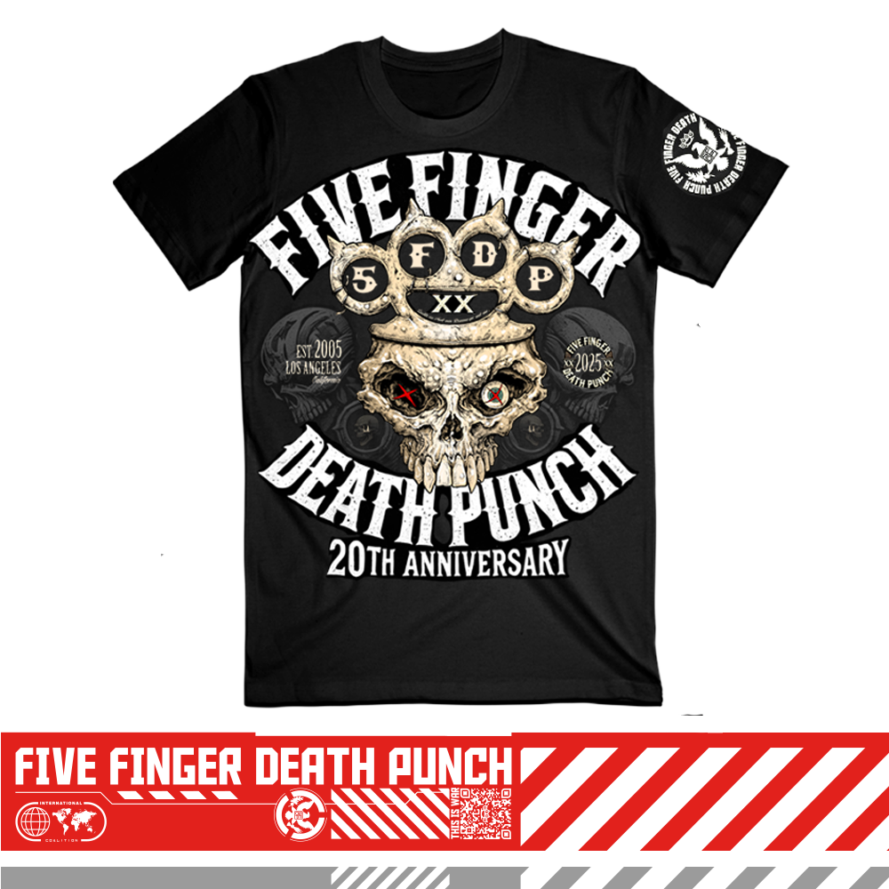 20th Anniversary Knucklehead T shirt - Black (PRE-ORDER)