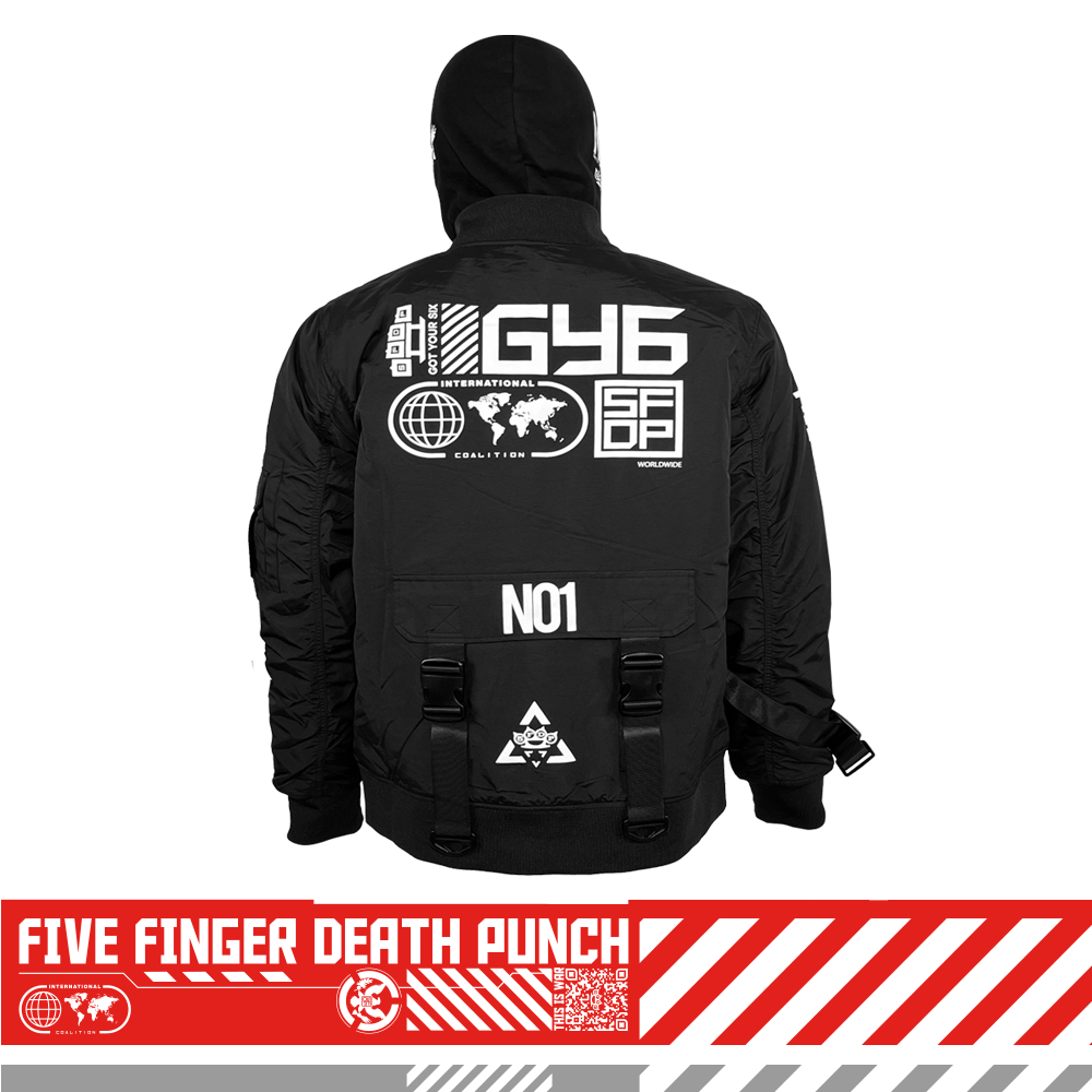 GY6 Tech Bomber Jacket - Black