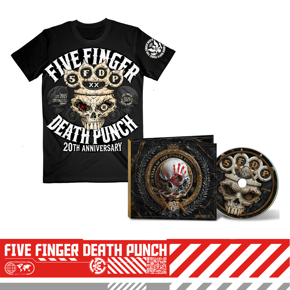 BEST OF VOLUME 2 - DIGIPAK CD + 20th Anniversary Knucklehead T shirt - Black