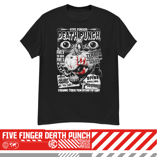 FIVE FINGER DEARH PUNCH ツアーTシャツ　バンドTシャツ Five X the Terror Tee – Five Finger Death Punch