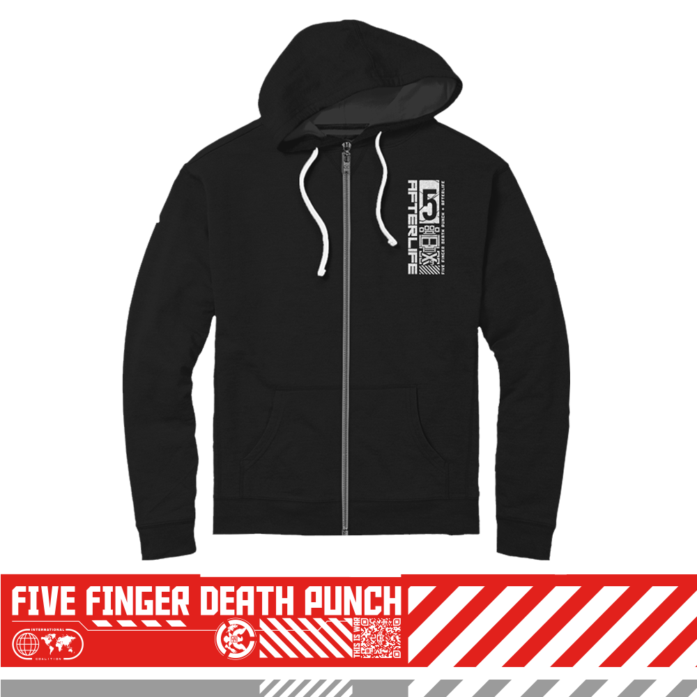 Afterlife Deluxe Edition Zip-up Hoodie – Five Finger Death Punch Afterlife Deluxe Edition Zip-up Hoodie – Five Finger Death Punch