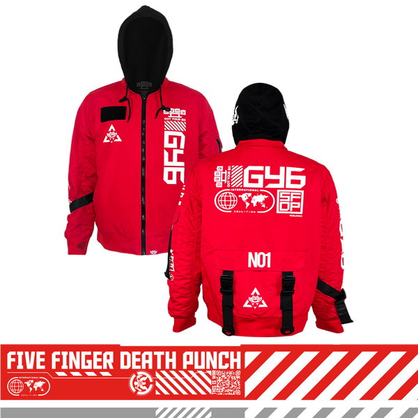 SUICIDE MAN（RED Ver.） Spiderman red zip through hooded sweatshirt | Coolclub
