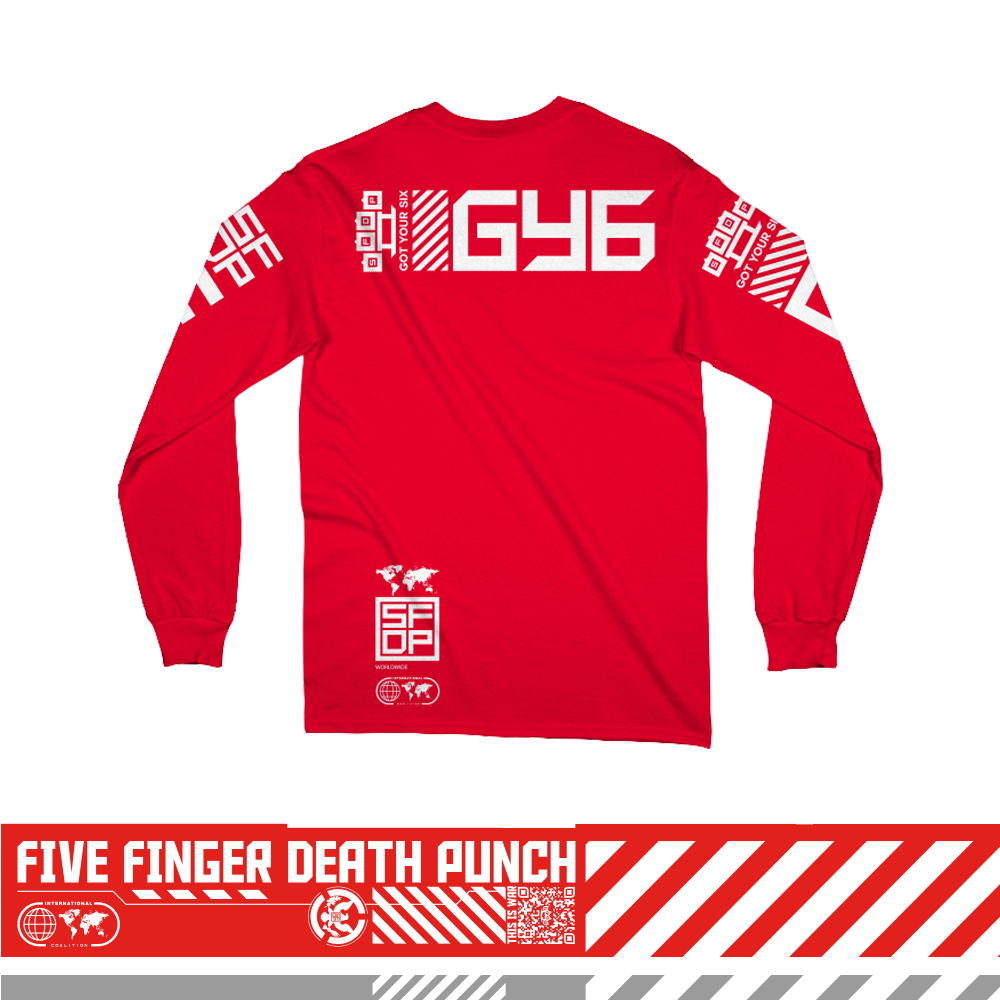 GY6 Red Long Sleeve Tee