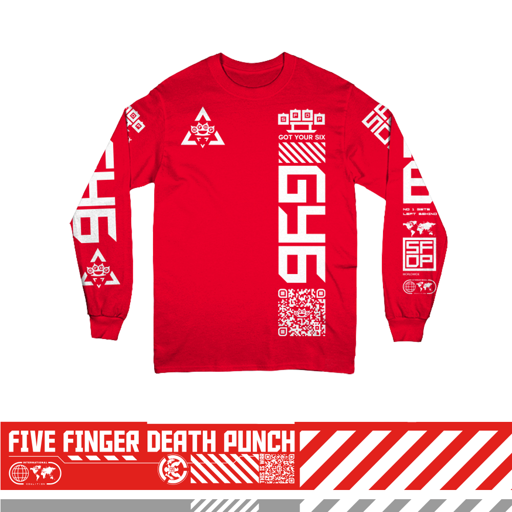 GY6 Red Long Sleeve Tee