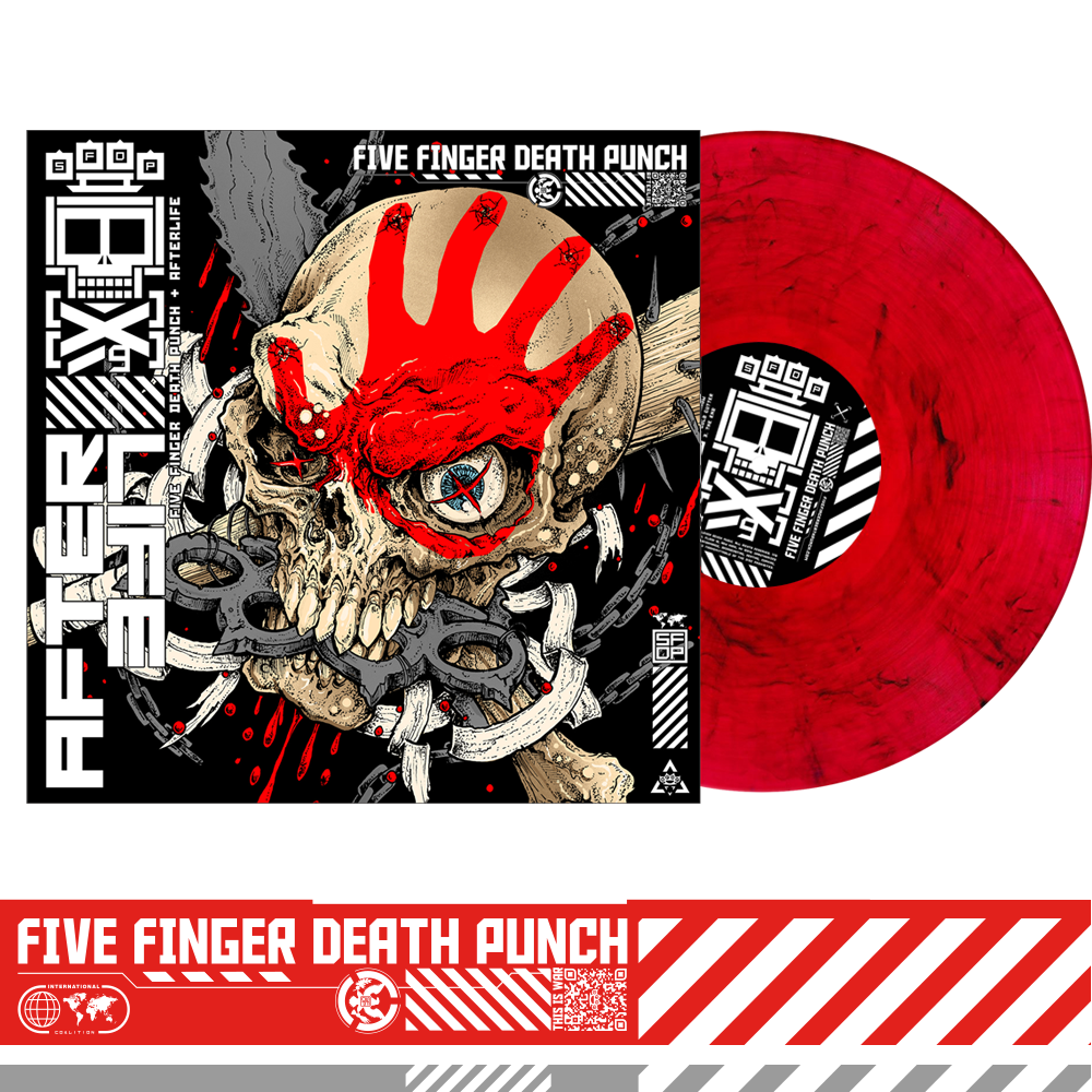 Limited Edition Red Smoke AfterLife LP – Five Finger Death Punch