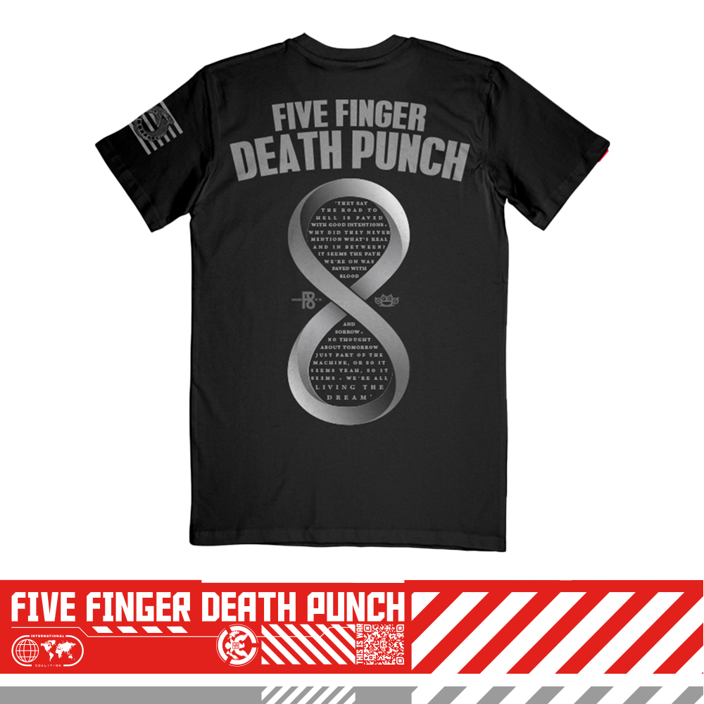 F8 Living The Dream Tee – Five Finger Death Punch F8 Living The Dream Tee – Five Finger Death Punch