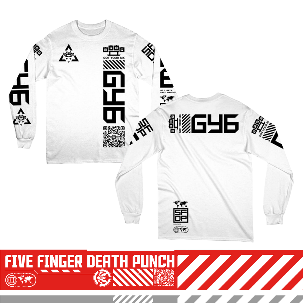 GY6 White Long Sleeve Tee