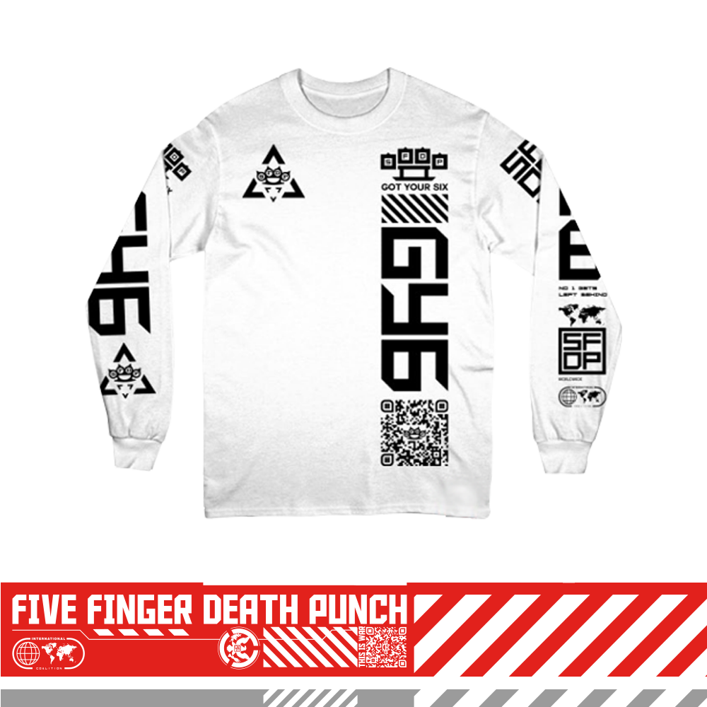 GY6 White Long Sleeve Tee